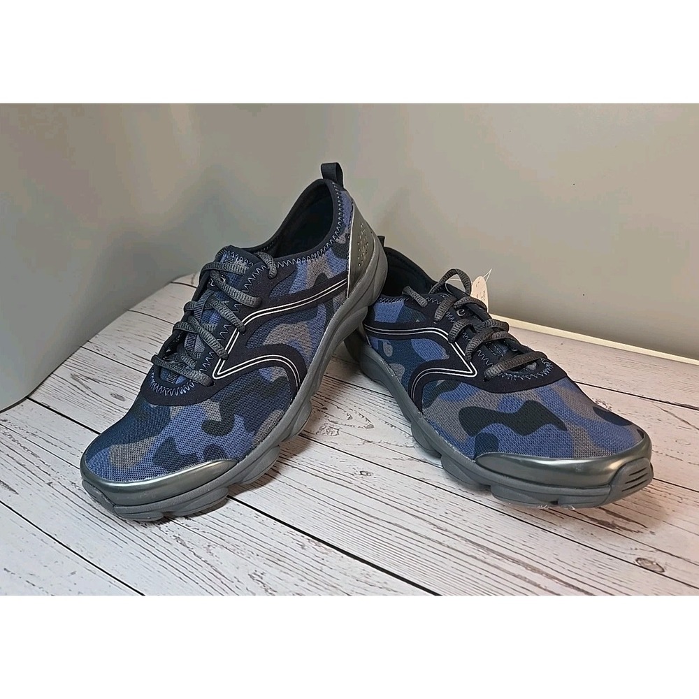 Easy Spirit E360 Reelfast Lightweight‎ Lace Up Sneaker US 10 Blue Camouflage